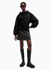 AllSaints Black Dana Hoodie - Image 6 of 8