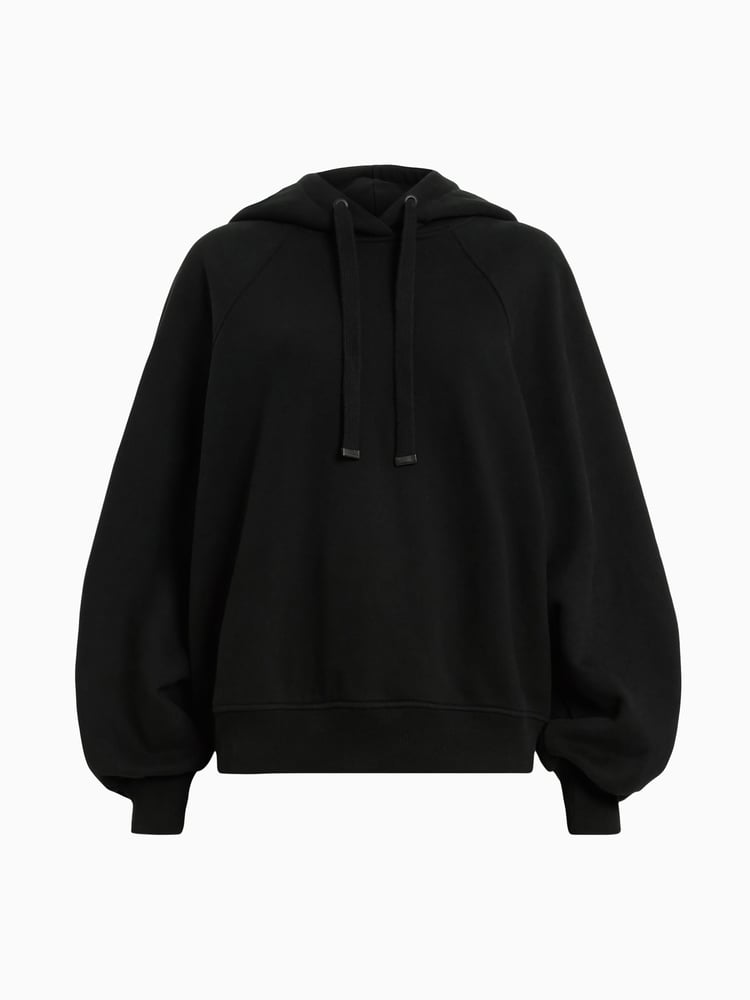 AllSaints Black Dana Hoodie - Image 8 of 8