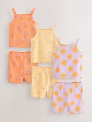 Multi Cami Vest Short Pyjamas 3 Pack (9mths-10yrs) - Image 6 of 9