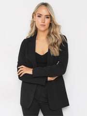 Long Tall Sally Black Stretch Tailored Blazer - Image 5 of 8