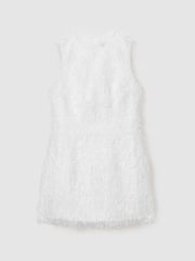 Anna Quan Feather Knit Mini Dress - Image 2 of 6