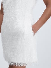 Anna Quan Feather Knit Mini Dress - Image 4 of 6