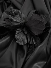 Halston Faux Leather One-Shoulder Maxi Dress - Image 6 of 6
