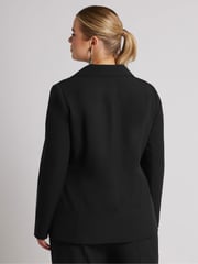Yours Curve Black London Tailored Blazer - Image 3 of 5