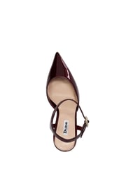 Dune London Red Standard Fit Channel Y Back Open Court Heels - Image 5 of 6
