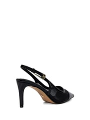 Dune London Black Closed Reptile Buckle Slingback Sandals - Image 4 of 6