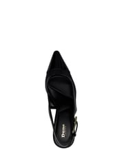Dune London Black Closed Reptile Buckle Slingback Sandals - Image 5 of 6