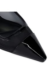 Dune London Black Closed Reptile Buckle Slingback Sandals - Image 6 of 6