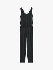 Hush Black Cropped Jersey Jumpsuit - Image 4 of 4