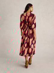 White Stuff Purple Lucy Midi Dress - Image 2 of 6