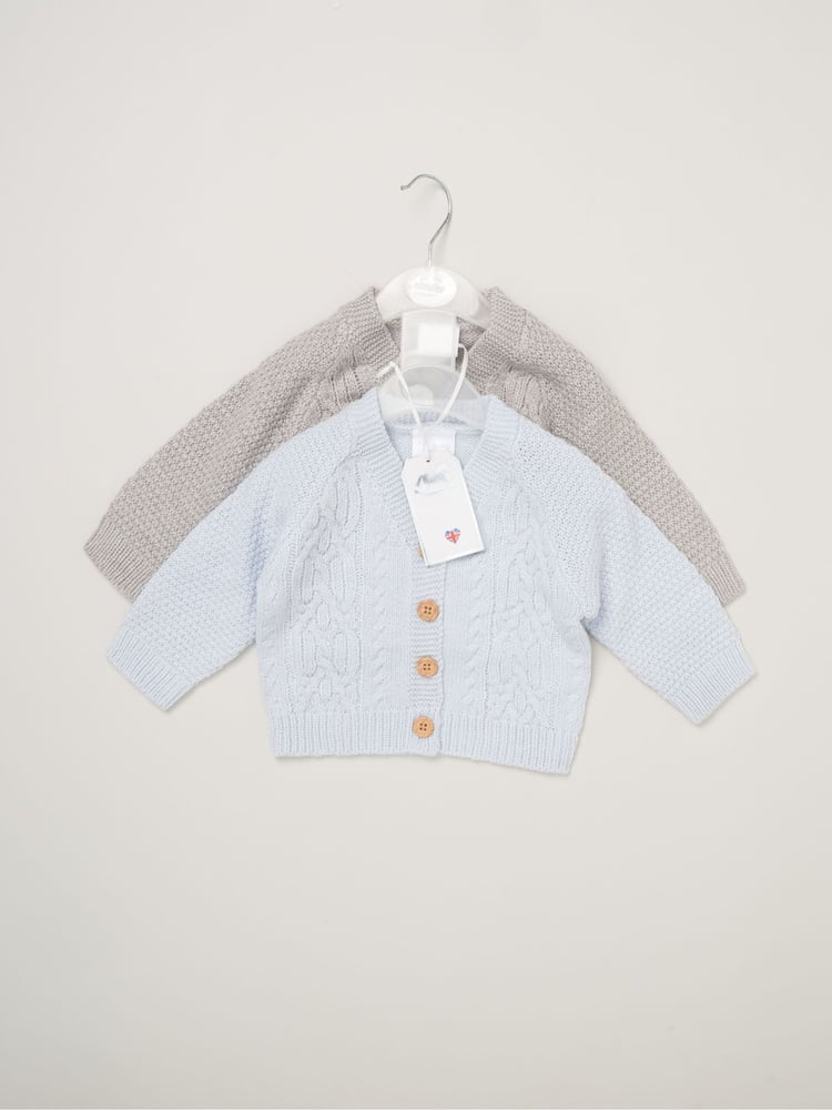 Rock-A-Bye Baby Boutique Knitted Cardigans 2 Pack - Image 2 of 5