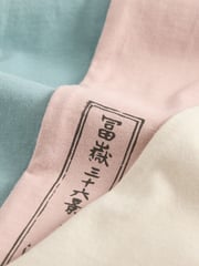 Grey/ Blue Japanese Relaxed Fit Graphic Print Short Sleeve 100% Cotton T-Shirts 3 Pack (3-16yrs) - Image 2 of 3