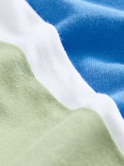Blue/White/Green Dino Relaxed Fit Graphic Print Short Sleeve 100% Cotton T-Shirts 3 Pack (3-16yrs) - Image 6 of 7