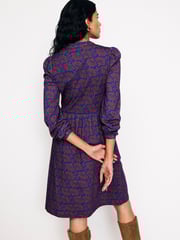 Boden Brown/Gold Tall Twisted Waist Jersey Dress - Image 2 of 5