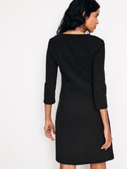 Boden Black Denim Tall Twisted Waist Jersey Dress - Image 3 of 5