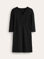Boden Black Denim Tall Twisted Waist Jersey Dress - Image 5 of 5