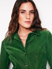Boden Denim Green Tall Twisted Waist Jersey Dress - Image 2 of 5
