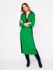 Boden Green Tall Twisted Waist Jersey Dress - Image 1 of 5