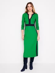 Boden Green Tall Twisted Waist Jersey Dress - Image 4 of 5