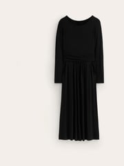 Boden Dark Black Tall Twisted Waist Jersey Dress - Image 5 of 5