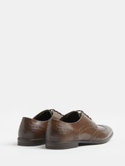 River Island Brown Lace up Brogue Derby Shoes - Image 4 of 5
