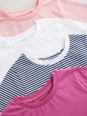 Pink T-Shirts 4 Pack (3-16yrs) - Image 10 of 11