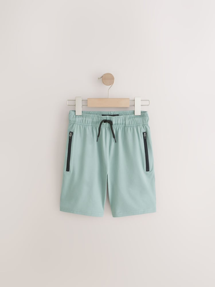Green/Blue Light Weight Sports Shorts 2 Pack (3-17yrs) - Image 2 of 6