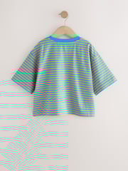 Bright Orange Stripe Oversized T-Shirts 4 Pack (3-16yrs) - Image 3 of 9