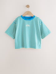 Bright Orange Stripe Oversized T-Shirts 4 Pack (3-16yrs) - Image 4 of 9