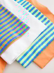 Bright Orange Stripe Oversized T-Shirts 4 Pack (3-16yrs) - Image 9 of 9