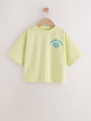 Multi Pastel Sun Graphic 100% Cotton T-Shirts 5 Pack (3-16yrs) - Image 5 of 12