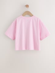 Multi Pastel Sun Graphic 100% Cotton T-Shirts 5 Pack (3-16yrs) - Image 7 of 12