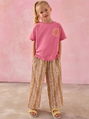 Pink/Blue/White Beach Slogan Oversized T-Shirts 3 Pack (3-16yrs) - Image 4 of 6