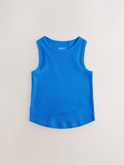 Multi Bright Rib Vests 3 Pack (3-16yrs) - Image 3 of 11