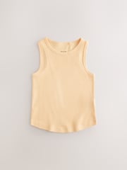 Multi Bright Rib Vests 3 Pack (3-16yrs) - Image 5 of 11