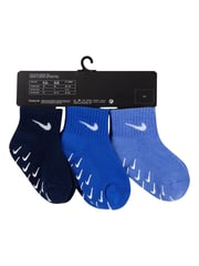 Nike Blue Polar Infant Gripper Socks 3 Pack - Image 3 of 5