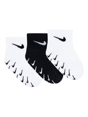 Nike White Infant Gripper Socks 3 Pack - Image 1 of 5