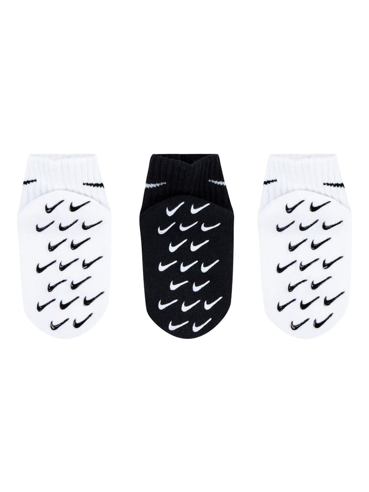 Nike White Infant Gripper Socks 3 Pack - Image 2 of 5