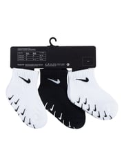 Nike White Infant Gripper Socks 3 Pack - Image 3 of 5