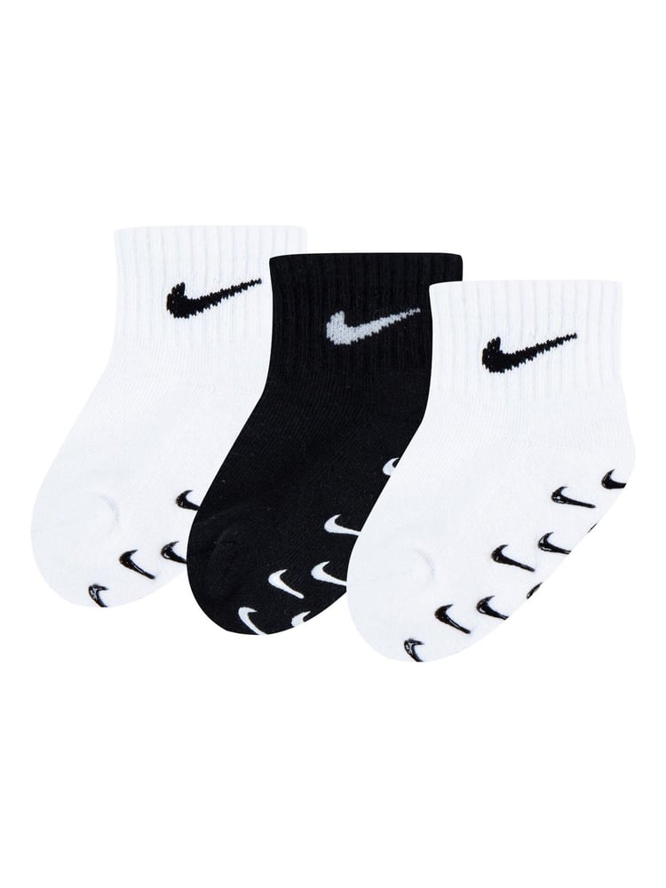 Nike White Infant Gripper Socks 3 Pack - Image 5 of 5