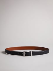 Ted Baker Black Karmer Reversible Leather Belt - Image 1 of 4