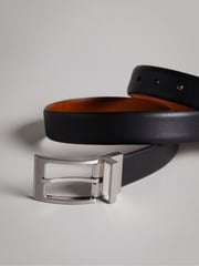 Ted Baker Black Karmer Reversible Leather Belt - Image 2 of 4