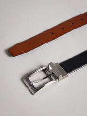 Ted Baker Black Karmer Reversible Leather Belt - Image 3 of 4