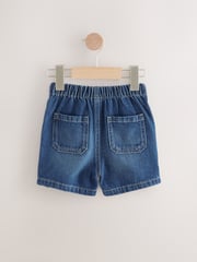 Mid Blue Pull On Denim Shorts (3mths-7yrs) - Image 2 of 4