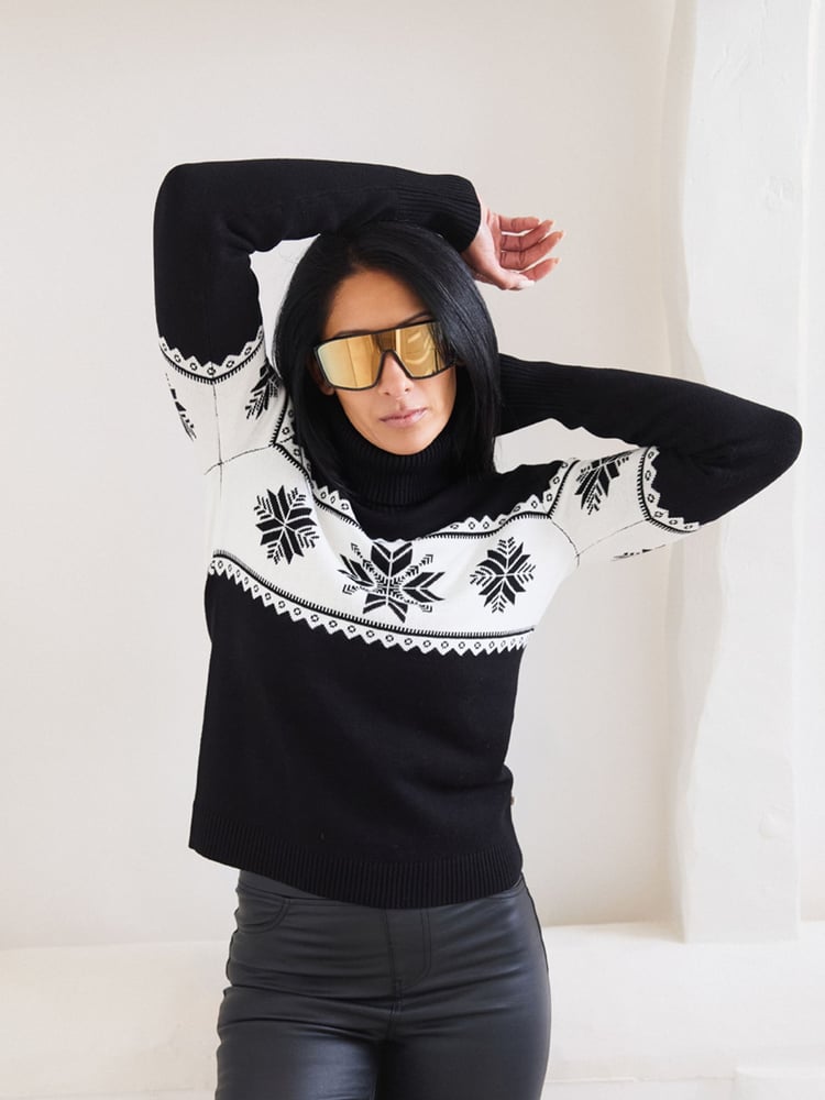 The Little Tailor Snowflake Slim Fit Christmas Jumper - Image 1 of 6