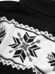 The Little Tailor Snowflake Slim Fit Christmas Jumper - Image 5 of 6