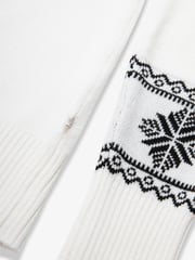 The Little Tailor Snowflake Slim Fit Christmas Jumper - Image 8 of 8