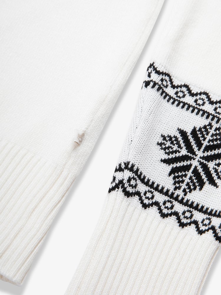 The Little Tailor Snowflake Slim Fit Christmas Jumper - Image 8 of 8