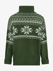 The Little Tailor Snowflake Chunky Knit Slouch Christmas Jumper - Image 5 of 7