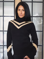 The Little Tailor Slim Fit Retro Sport Christmas Jumper - Image 2 of 6